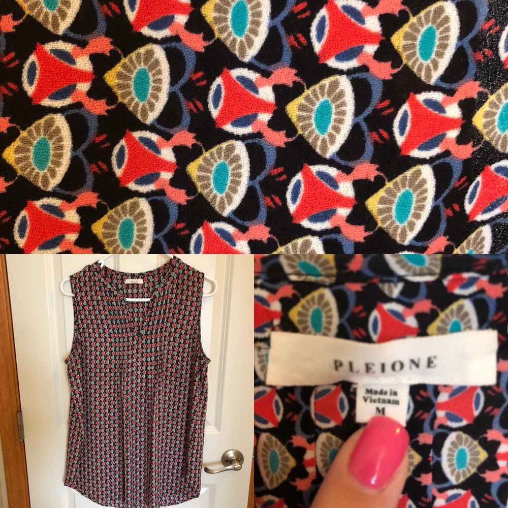 Beautiful Bright colored pattern tank